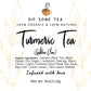 Organic Turmeric Tea 4 Oz (113gm)