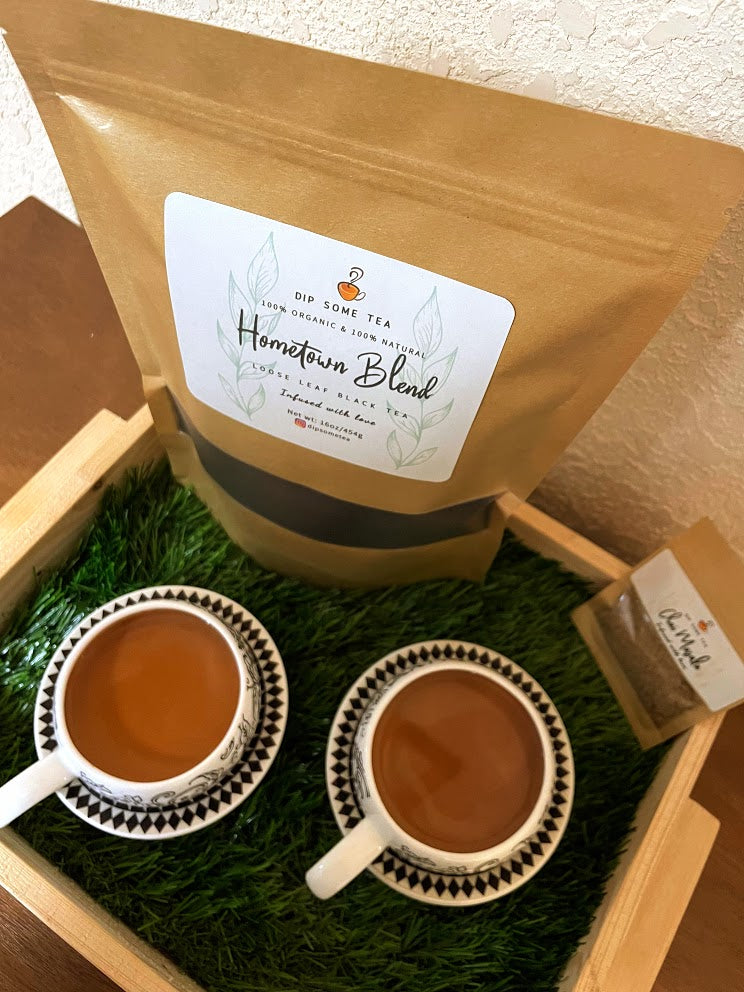 Organic Black Tea 16 Oz (454 gm) | 100% Natural Pure Premium Tea | Hometown Blend