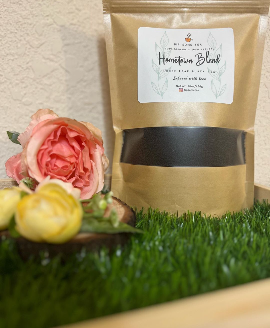 Organic Black Tea 16 Oz (454 gm) | 100% Natural Pure Premium Tea | Hometown Blend